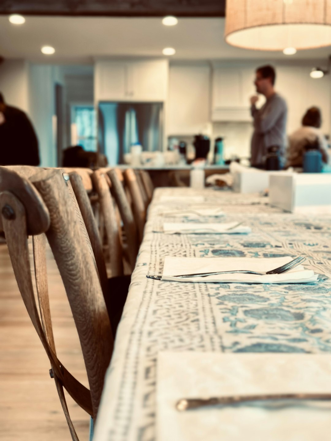 family dinner table